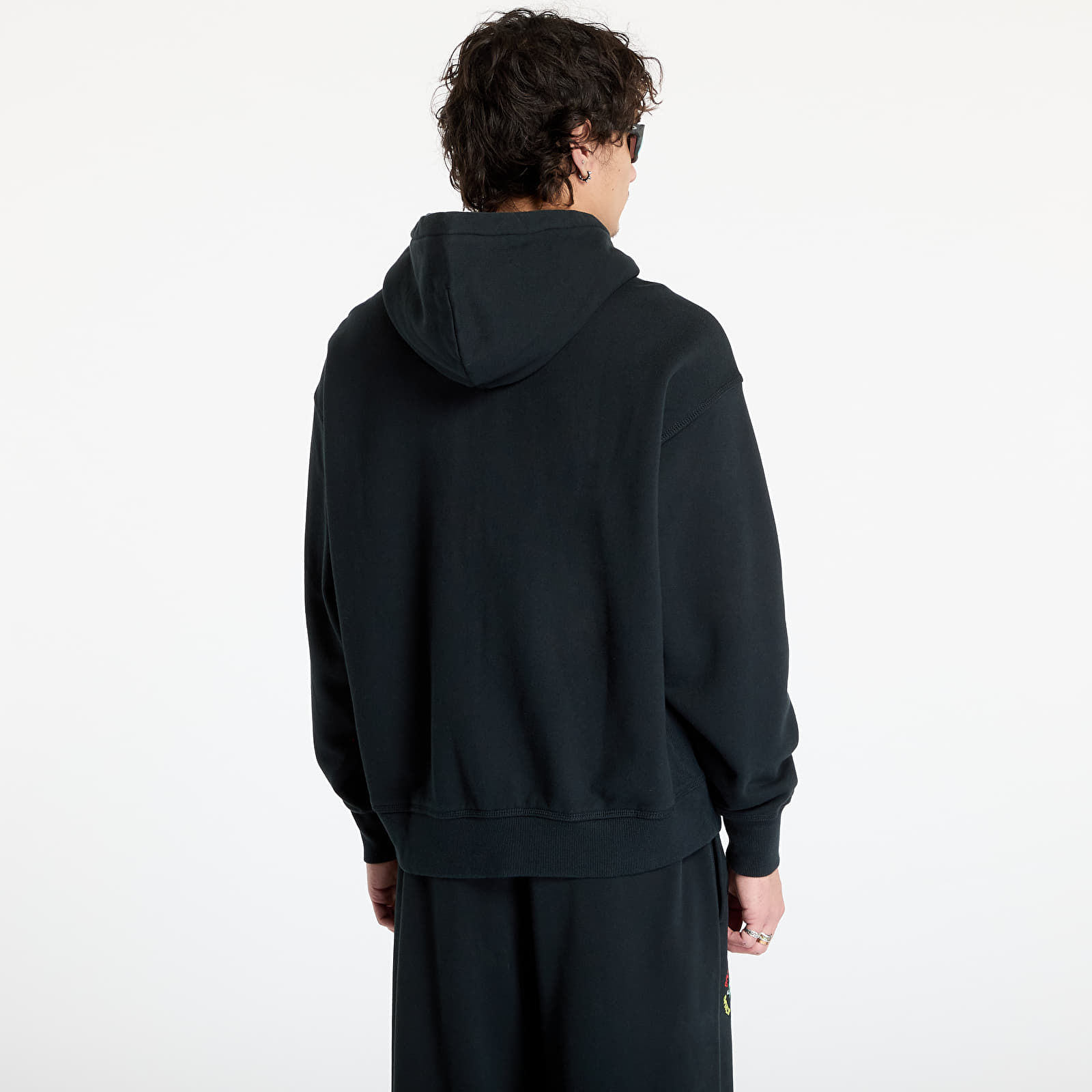Bluzy męskie Converse x Daily Paper Full Zip Hoodie Black