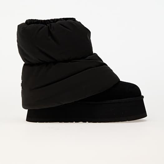 靴 UGG Classic Mini Dipper Puffer Scarpe donna UGG W Classic Mini Dipper Puffer Black/ Black