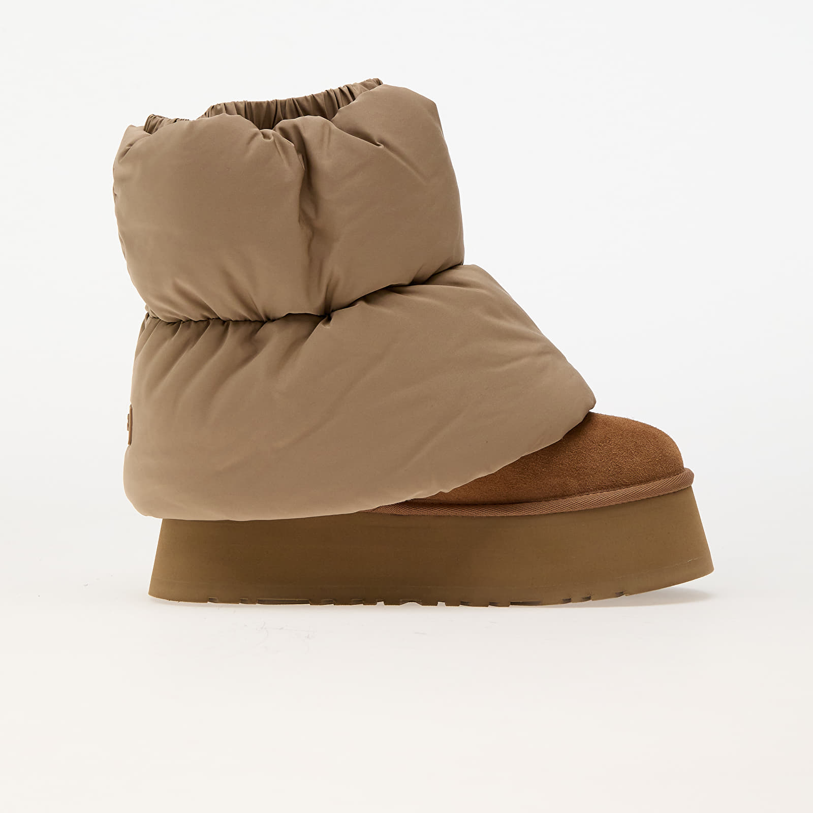 Naiste tossud ja kingad UGG W Classic Mini Dipper Puffer Amphora/ Chestnut