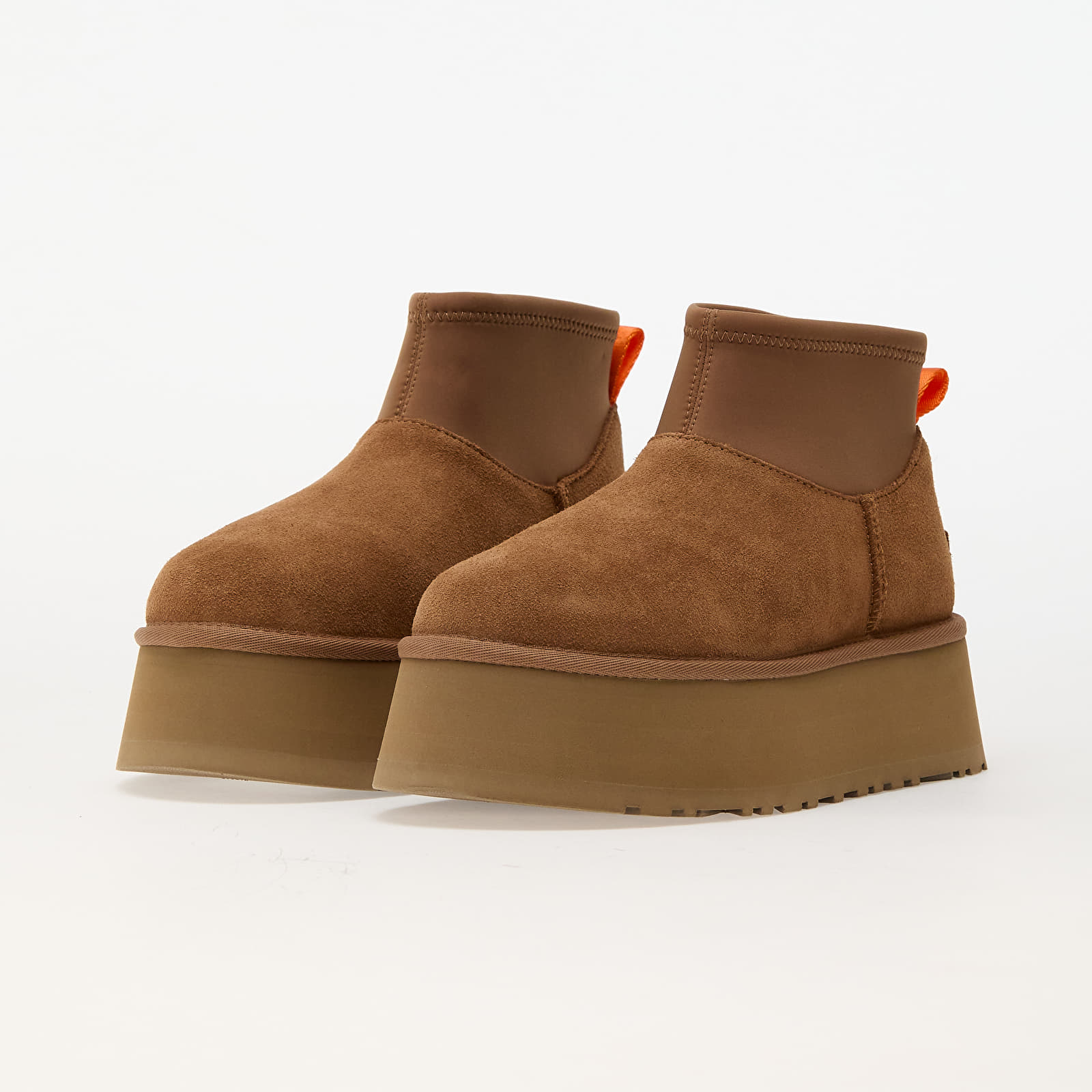 Naiste tossud ja kingad UGG W Classic Mini Dipper Puffer Amphora/ Chestnut