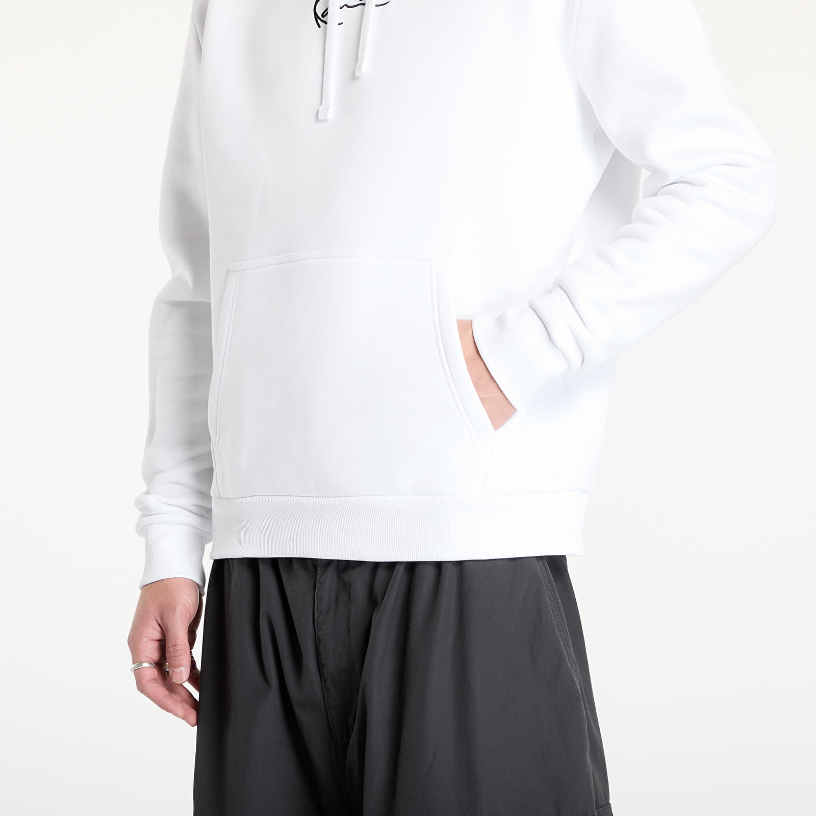 Hættetrøjer og sweatshirts Karl Kani KK Small Signature Hoodie White