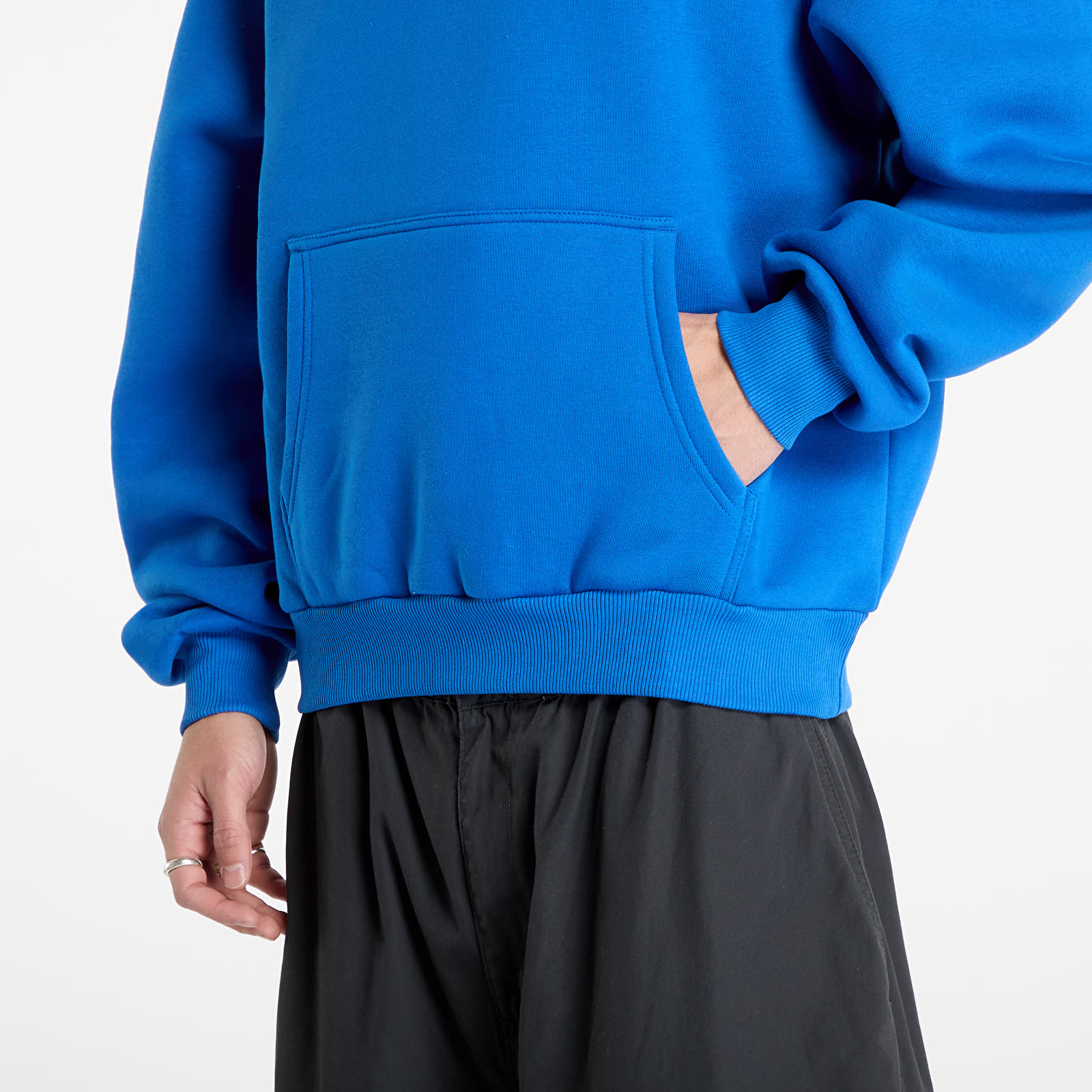 Mikine Karl Kani Autograph Heavy Sweat OS Hoodie Blue