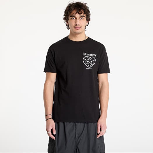Póló PLEASURES Connected T-Shirt Black