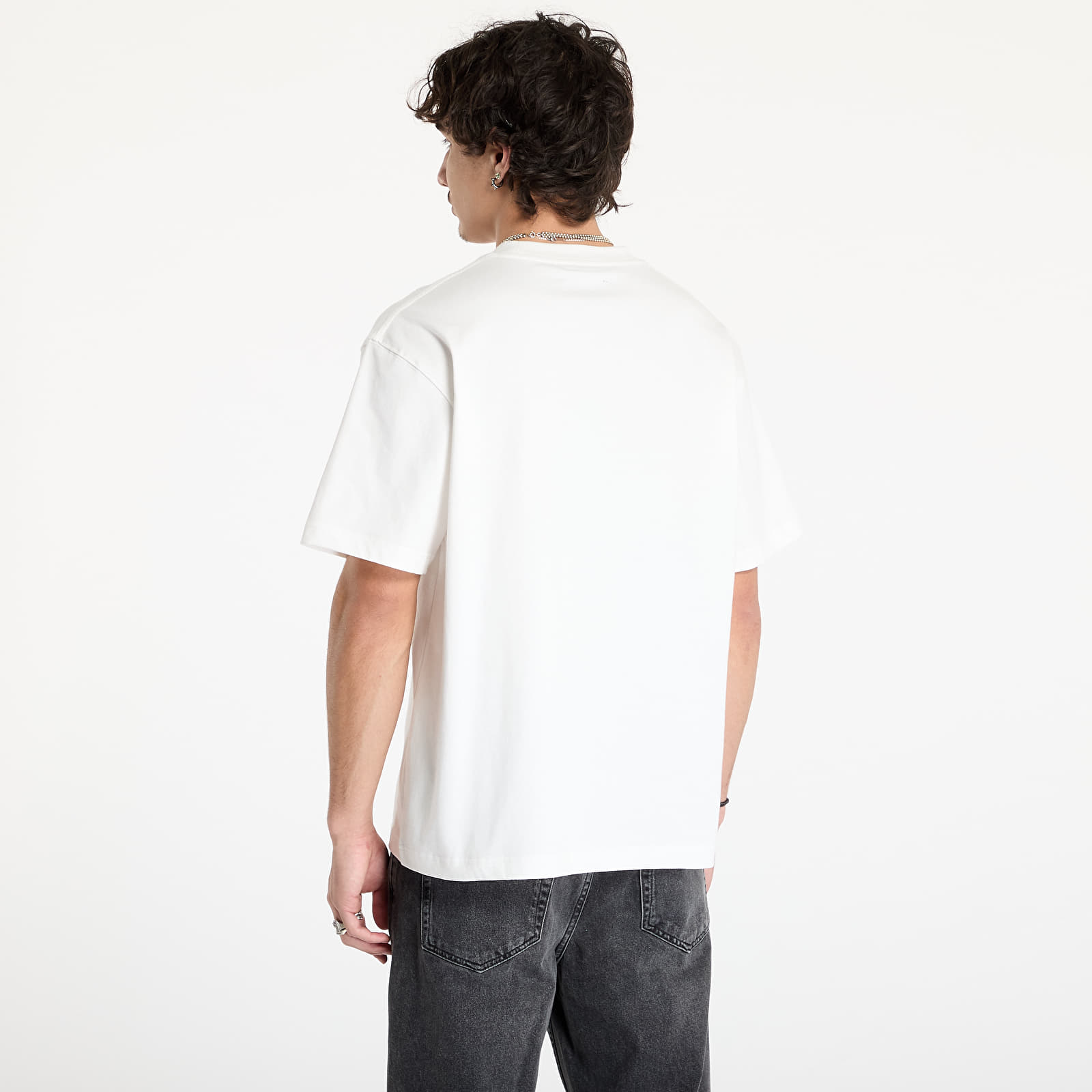 Camisetas PLEASURES Impact Pocket Heavyweight Shirt White