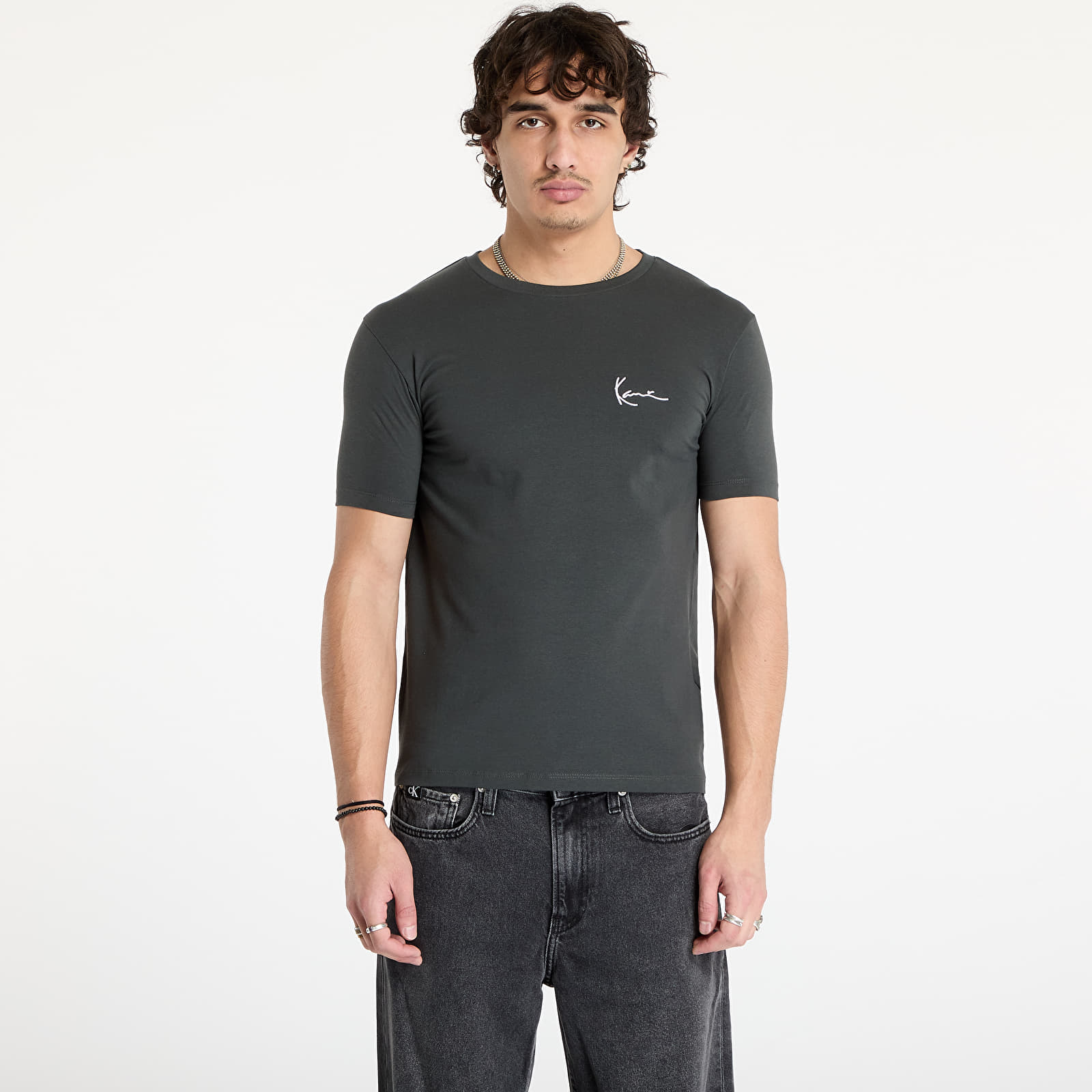 T-Shirts Karl Kani Small Signature Fitted Tee Black