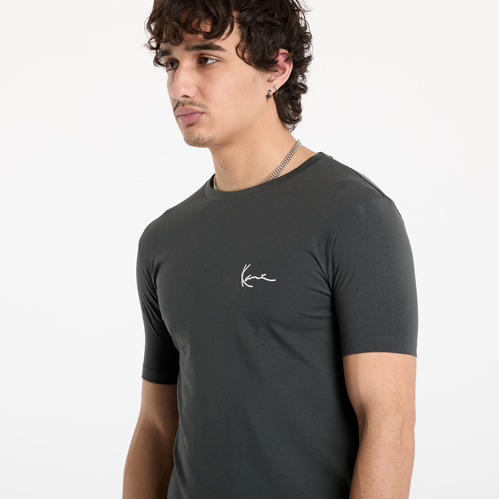 T-Shirts Karl Kani Small Signature Fitted Tee Black