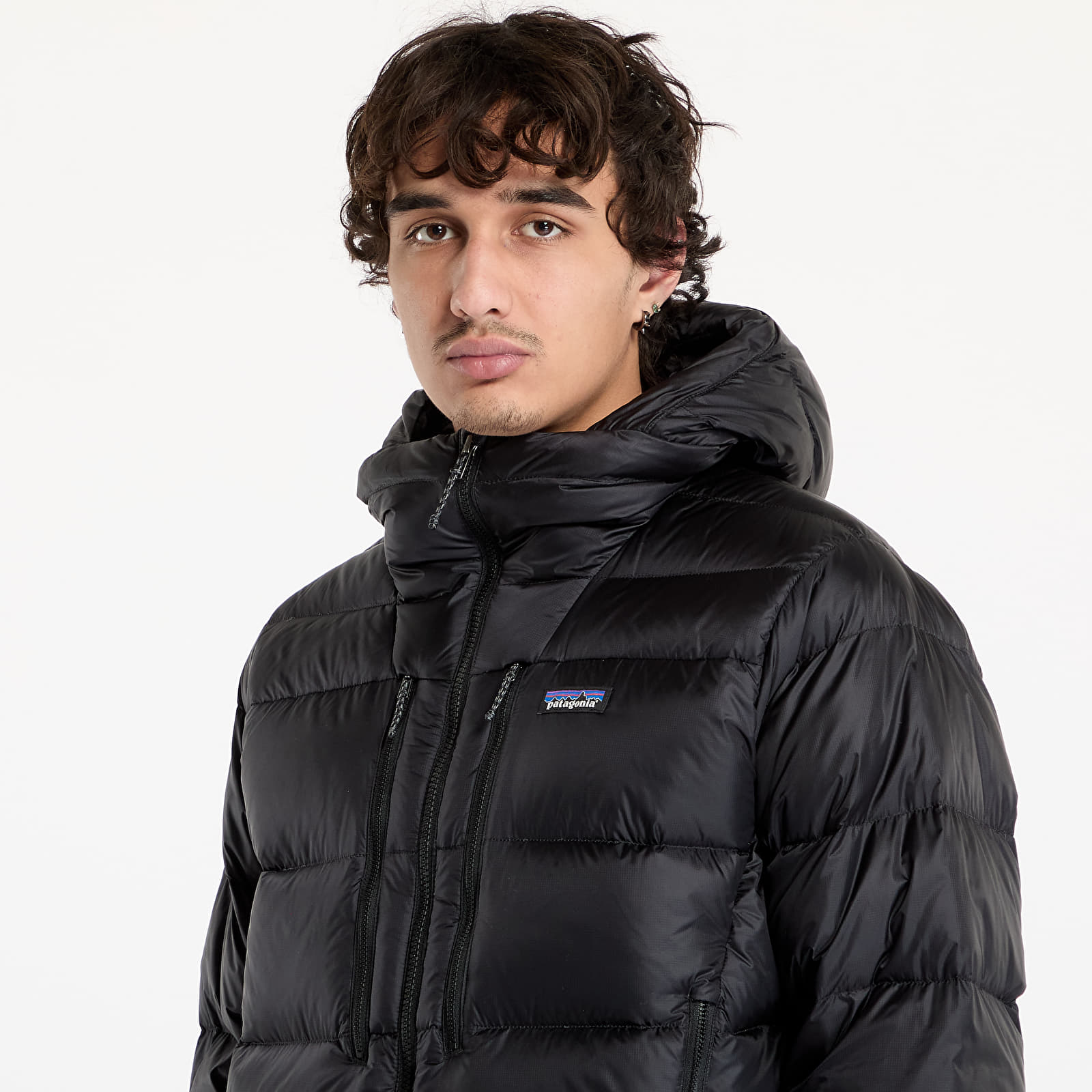 Jackets Patagonia M's Fitz Roy Down Hoody Black