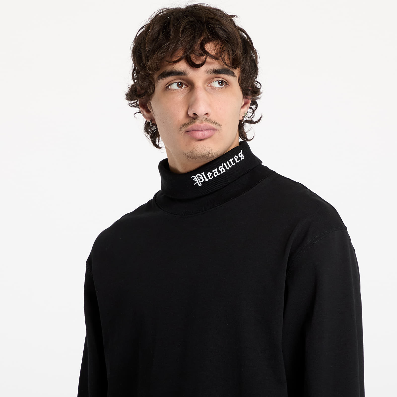 Tricou PLEASURES Satisfaction Turtleneck Black - 1 | YEO