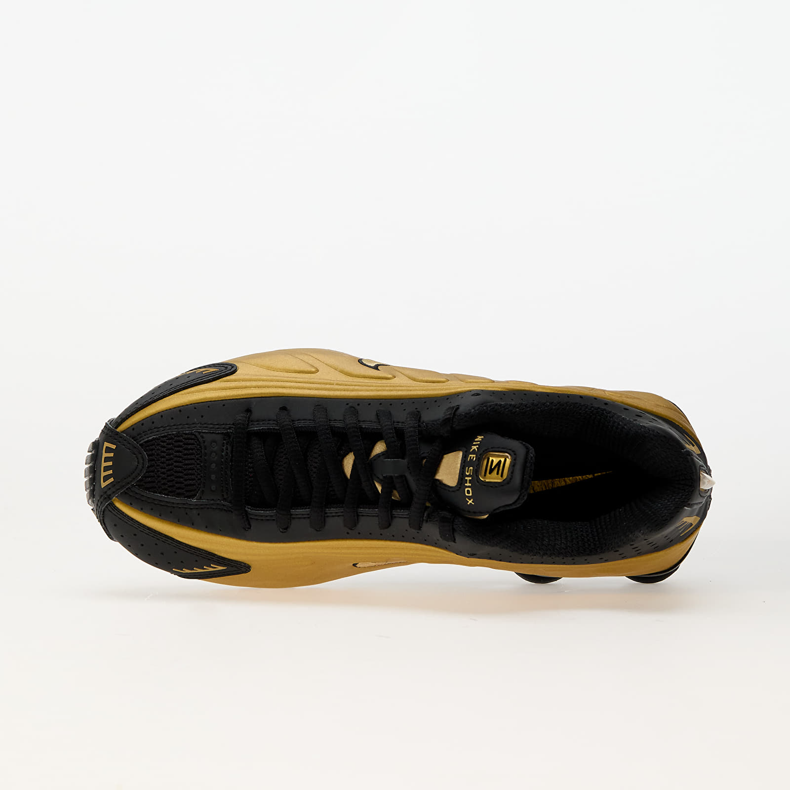 Damesschoenen Nike W Shox R4 Black/ Metallic Gold-Metallic Silver