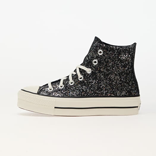 Converse Chuck Taylor All Star Lift Platform Glitter Into The Void/ Egret/ Black
