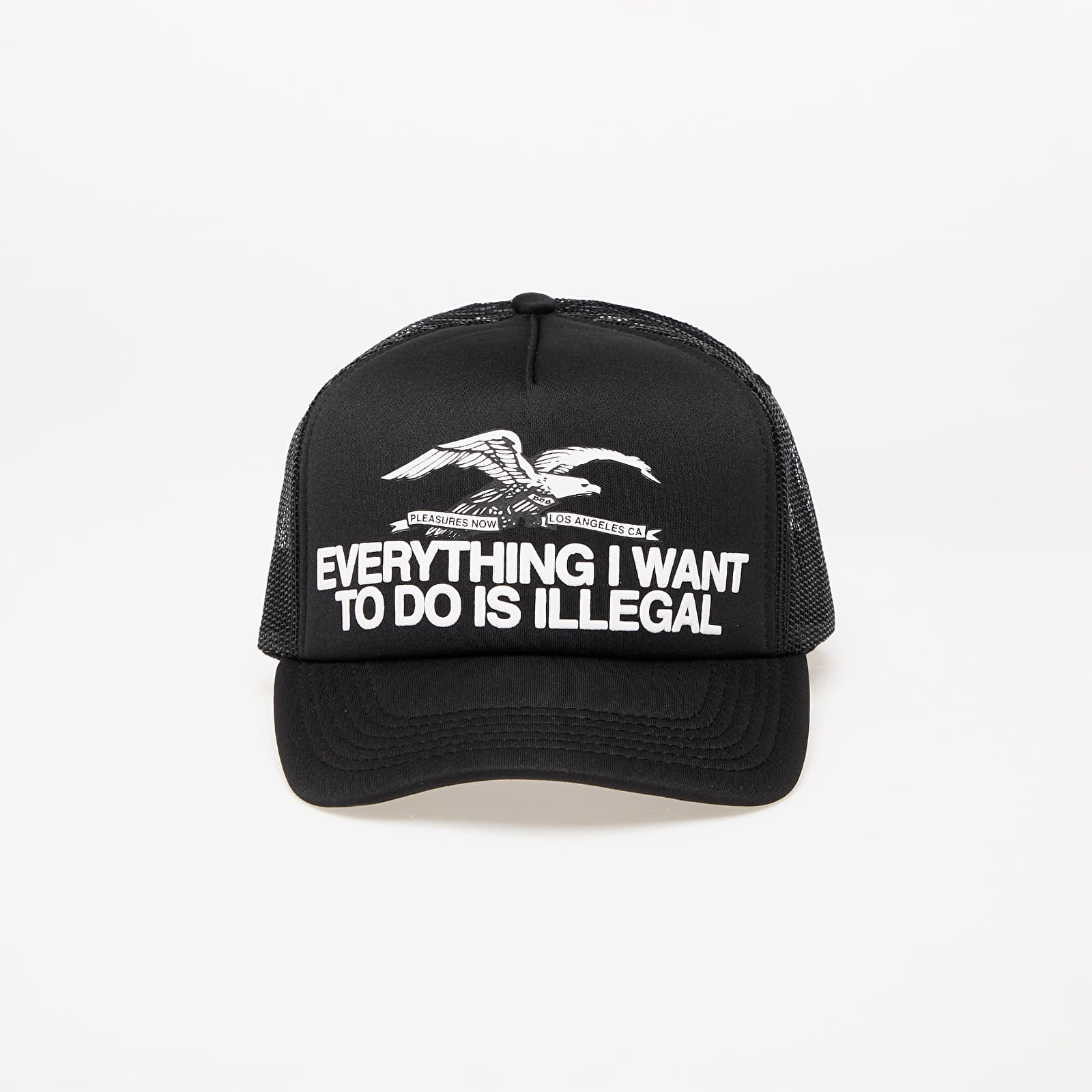 Caps PLEASURES Illegal Trucker Black