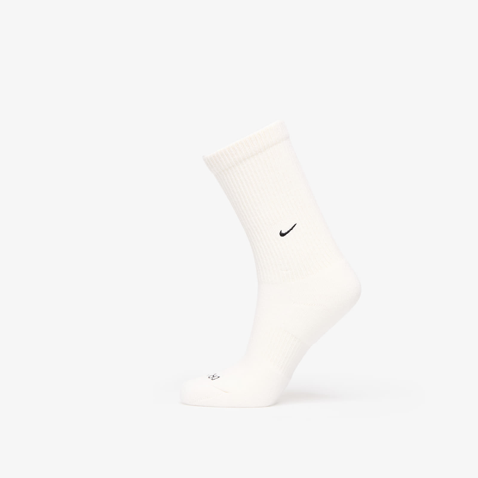 Nike Everyday Cushioned Crew Socks 2-Pack Sail/ Black - 1 | YEO