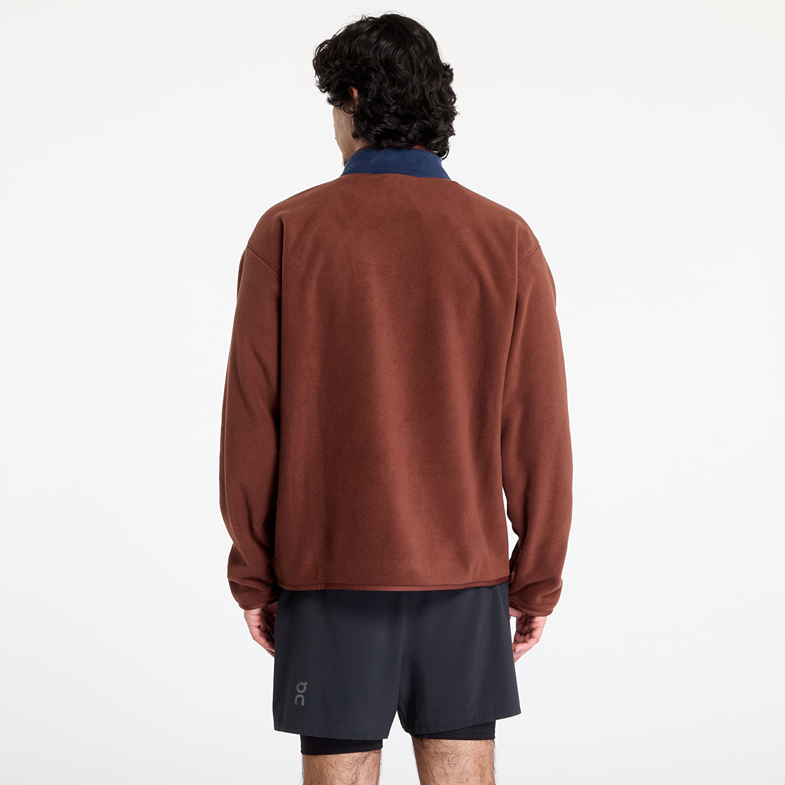 Men's sweatshirts New Balance Polar Fleece 1/2 Zip Rich Oak