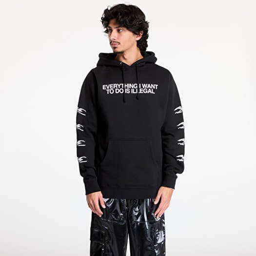 Φούτερ PLEASURES Illegal Hoodie Black