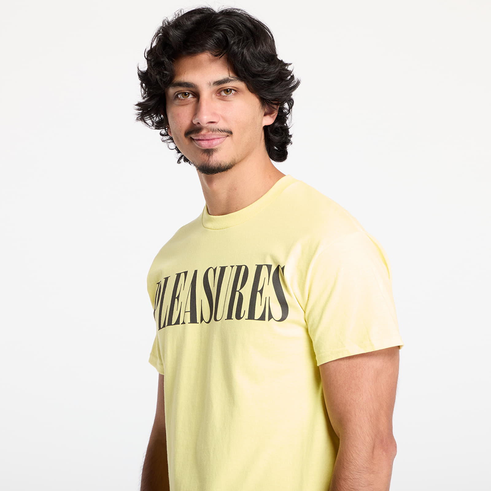 T-särgid PLEASURES Onyx 24 T-Shirt Cornsilk