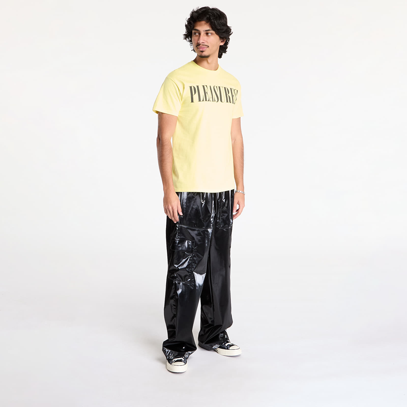 T-särgid PLEASURES Onyx 24 T-Shirt Cornsilk