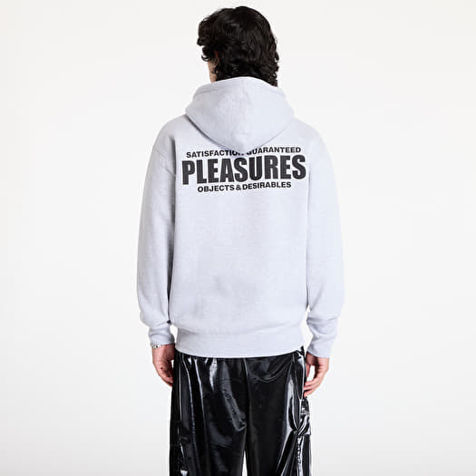 Hoodies and sweatshirts PLEASURES Staff Zip Hoodie Heather Grey