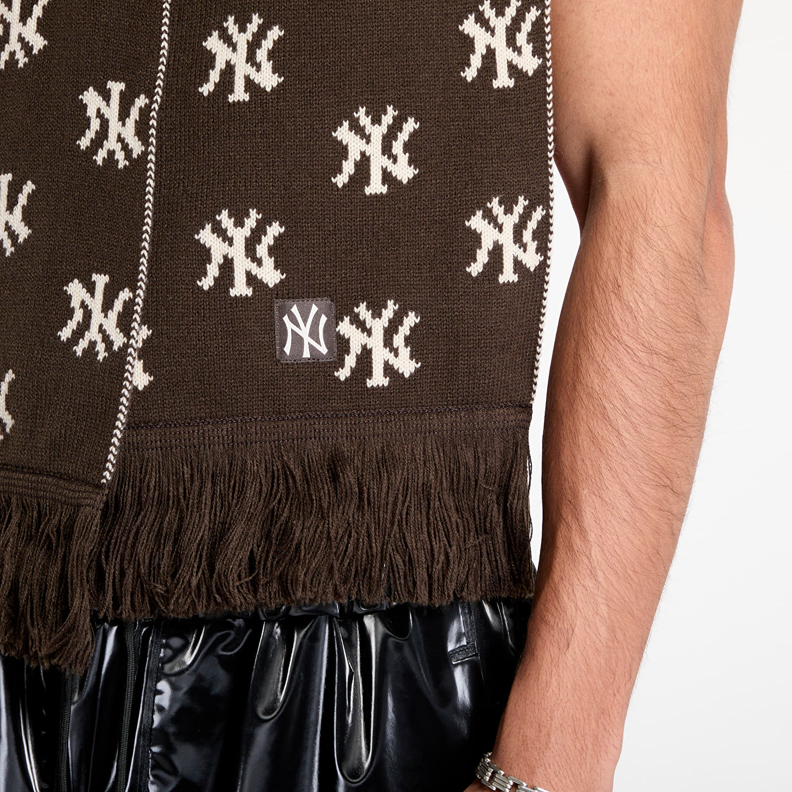 Bufandas New Era New York Yankees MLB Monogram Scarf NFL Brown Suede/ Stone