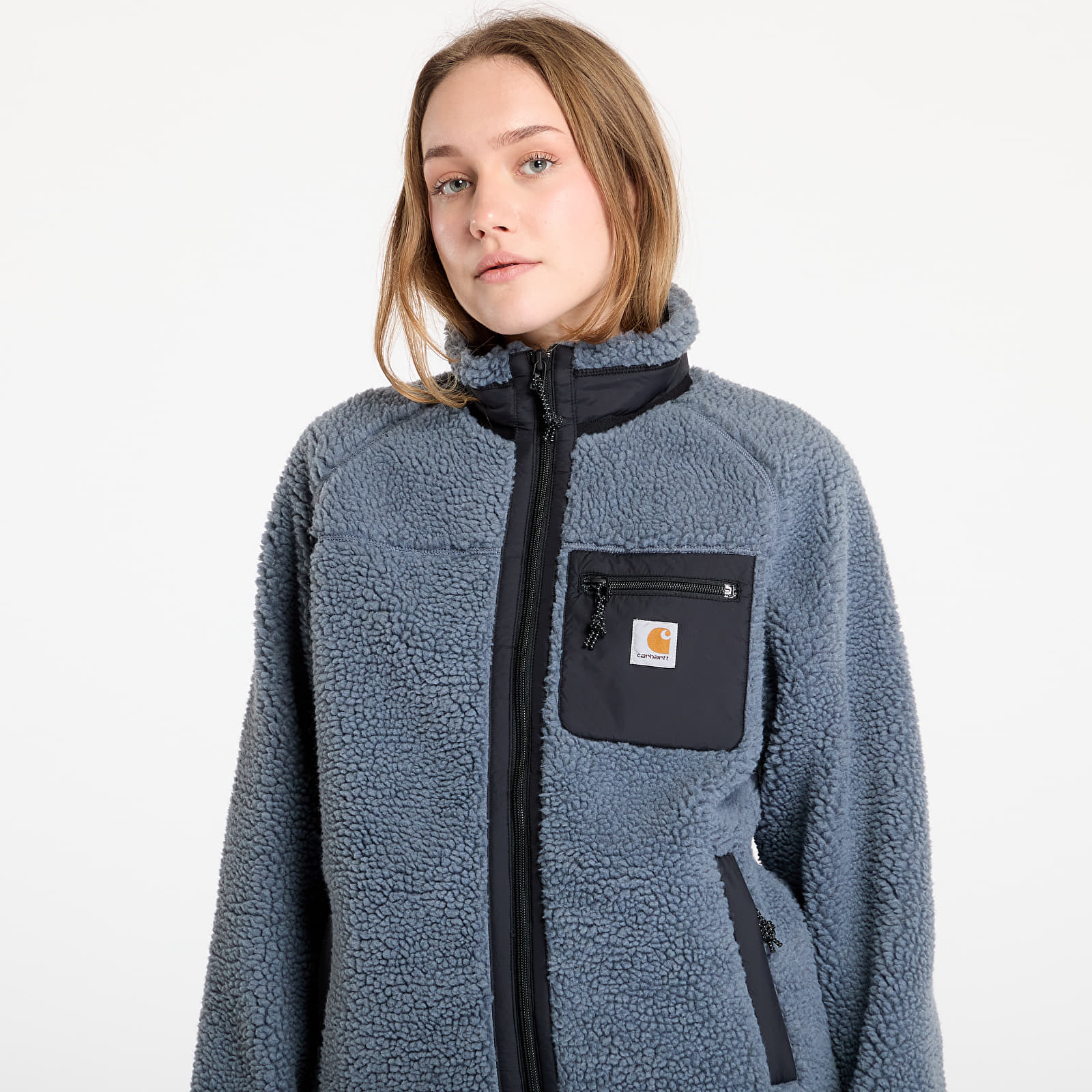 Men's jackets Carhartt WIP Prentis Liner Jacket UNISEX Dove Grey/ Black