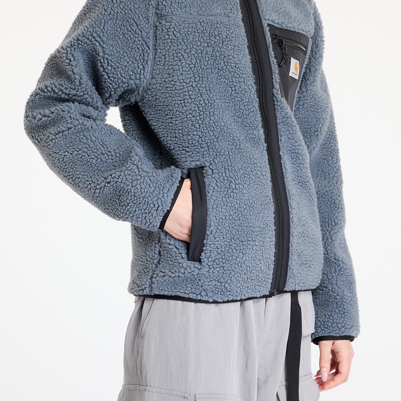 Men's jackets Carhartt WIP Prentis Liner Jacket UNISEX Dove Grey/ Black
