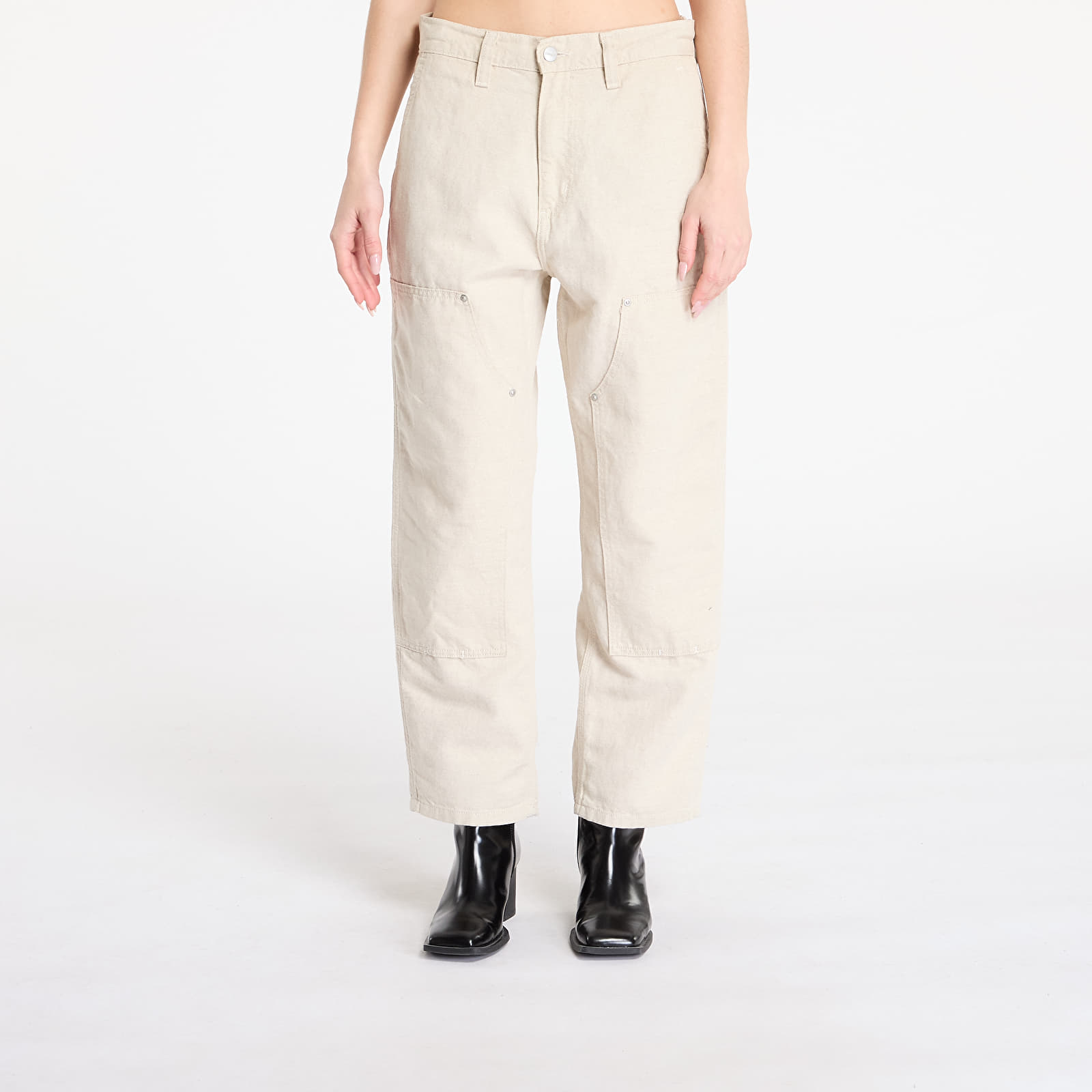 Hosen für Männer Carhartt WIP Walter Double Knee Pant Natural Rinsed