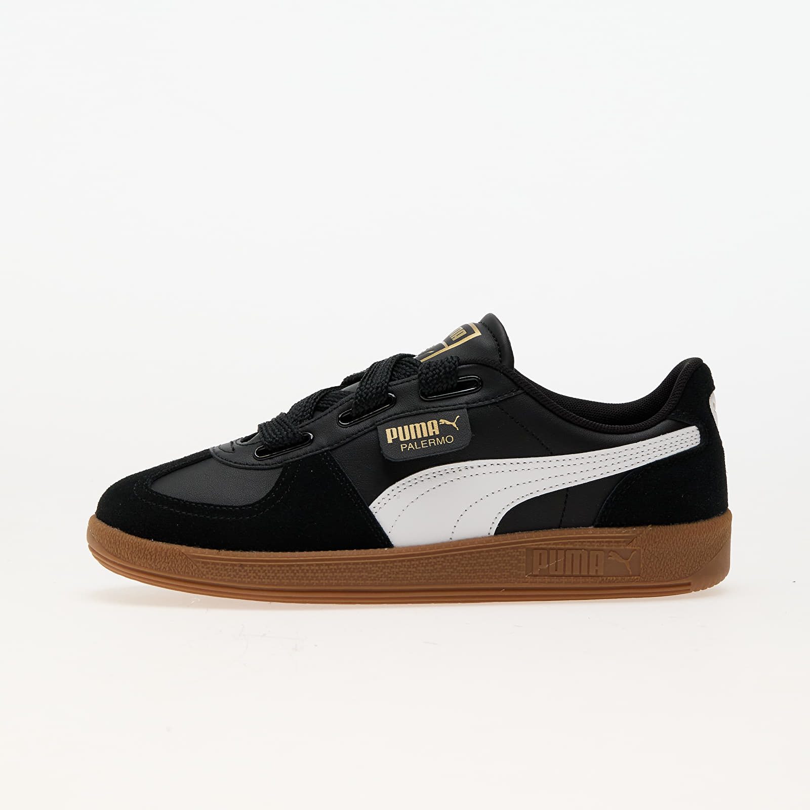 Naiste tossud ja kingad Puma Palermo Wide Lace SD Puma Black-Puma White