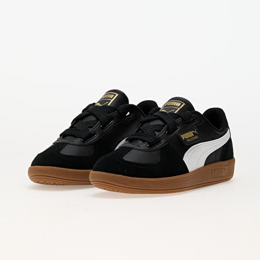 ◆正規品◆PUMA PALERMO WIDE LACE SD BLACK(W)◆関税込◆人気◆ Women's sneakers and shoes Puma Palermo Wide Lace SD Puma