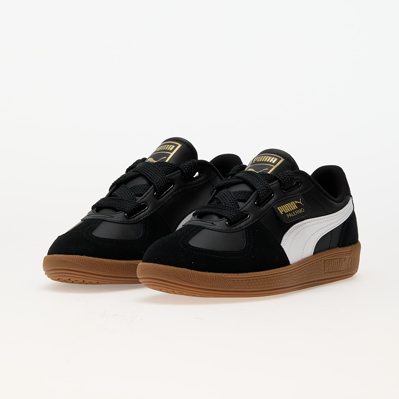 Naiste tossud ja kingad Puma Palermo Wide Lace SD Puma Black-Puma White