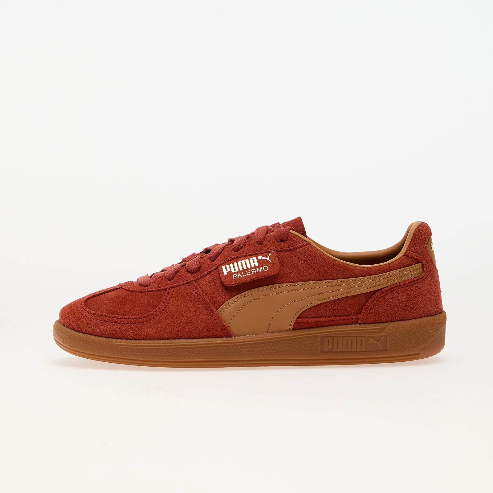 Men's sneakers and shoes Puma Palermo Red