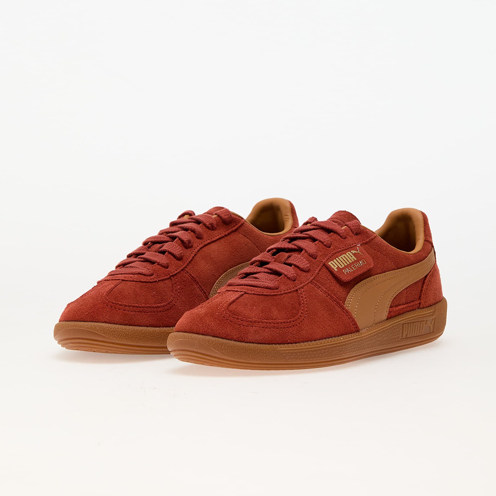Men's sneakers and shoes Puma Palermo Red