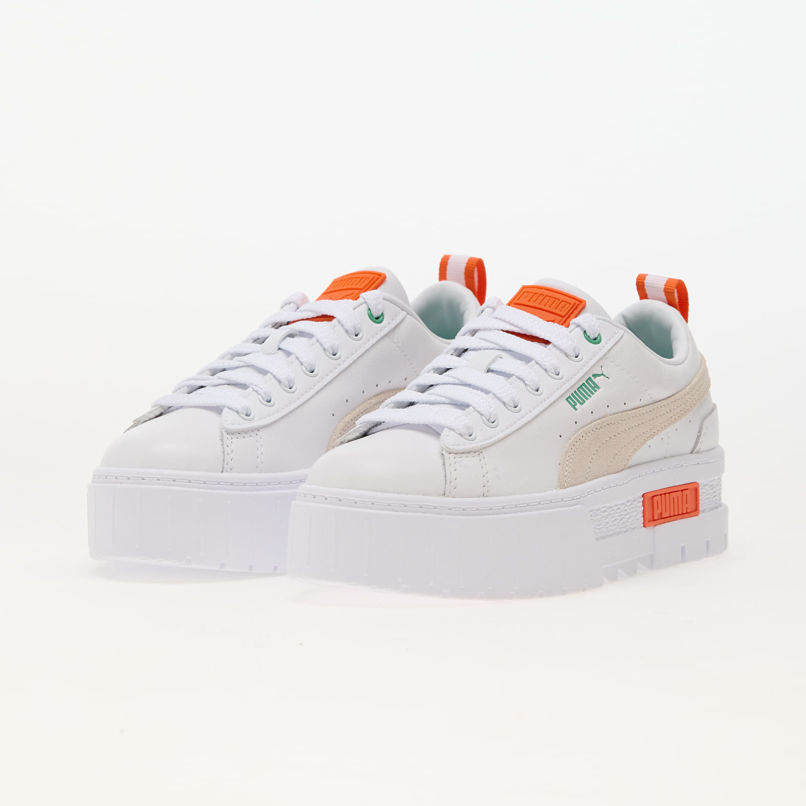 Naiste tossud ja kingad Puma Mayze Lth Wn's White