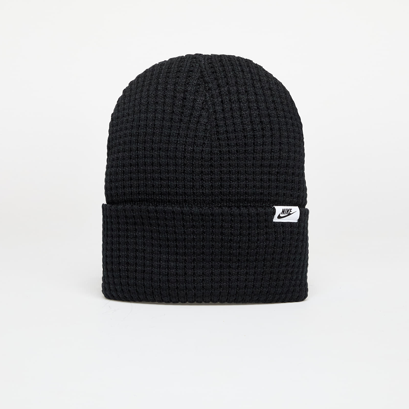 Hats Nike Peak Waffle Knit Beanie Black