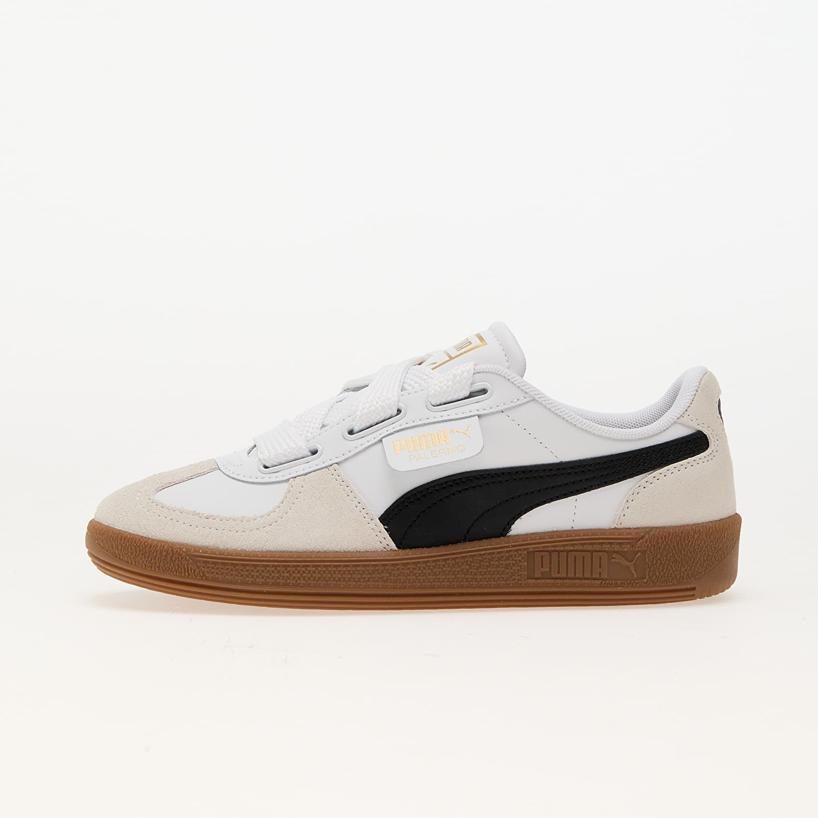 Naiste tossud ja kingad Puma Palermo Wide Lace SD Puma White-Puma Black