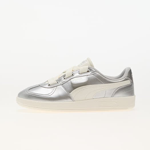 Puma Palermo Wide Lace Metallic Puma Silver-White