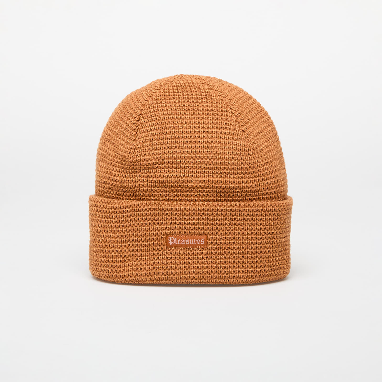 Căciulă PLEASURES Old E Waffle Beanie Rust