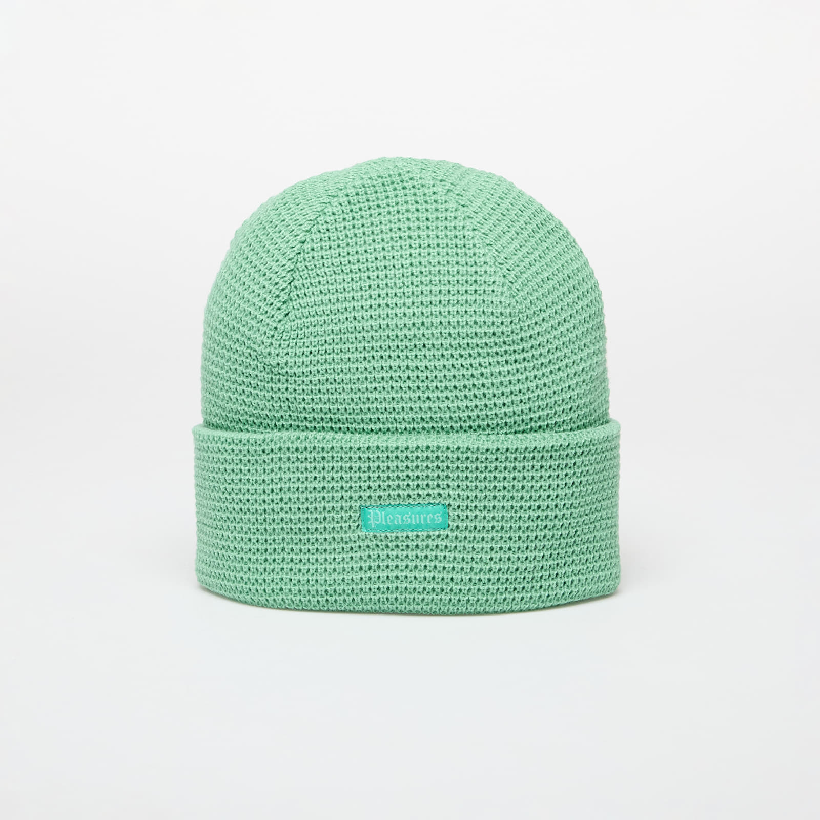 Mütsid PLEASURES Old E Waffle Beanie Matcha