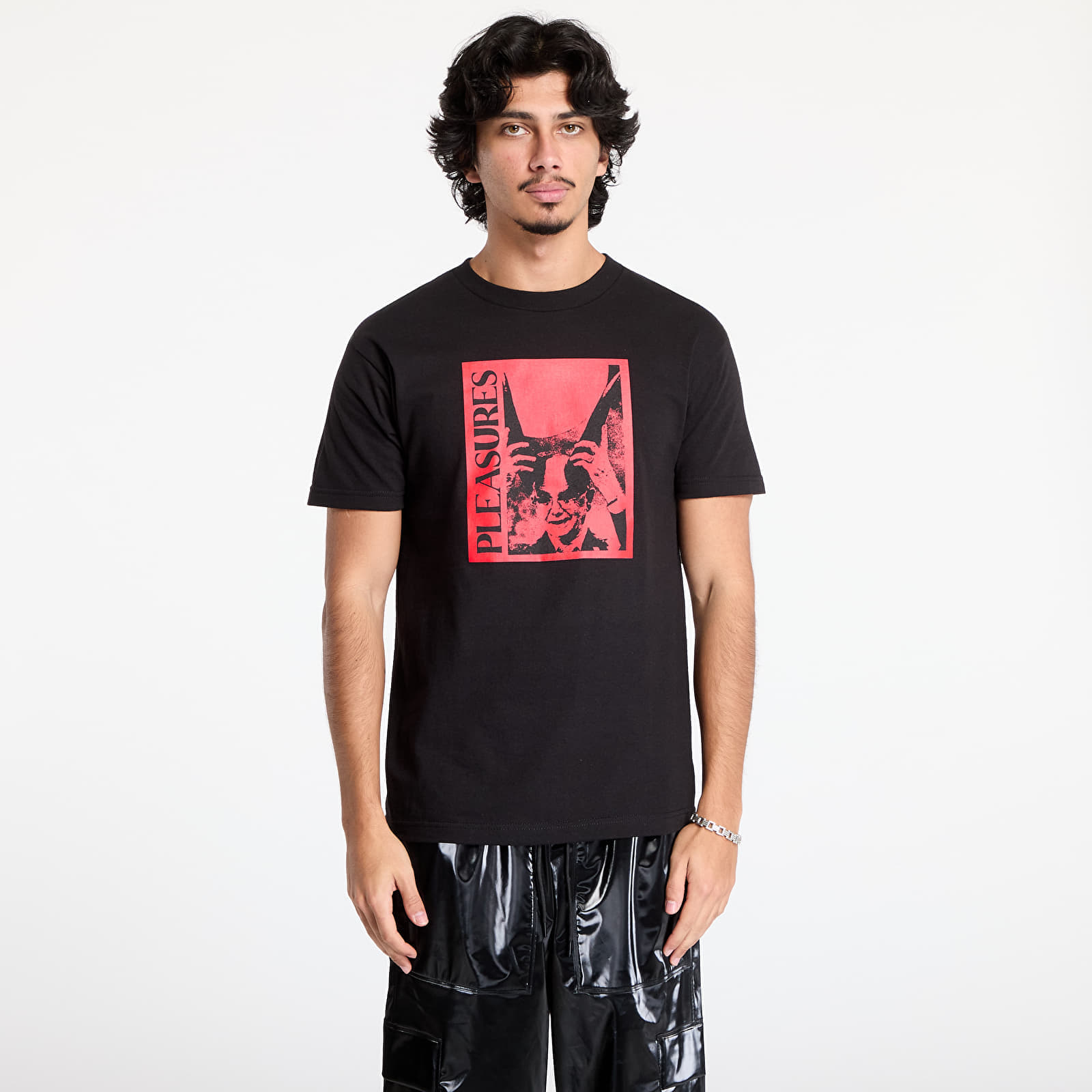 Póló PLEASURES Horny T-Shirt Black S akciós termékkép 1