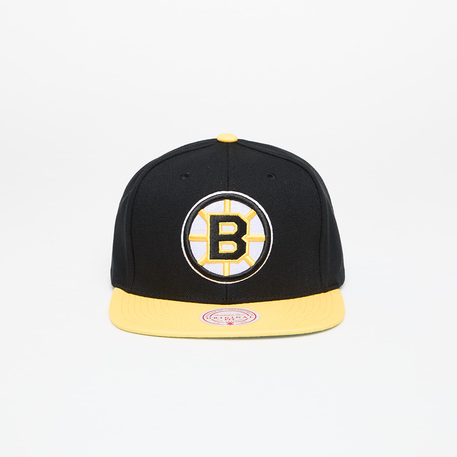 Cap Mitchell & Ness Bruins NHL Team 2 Tone 2.0 Snapback Black/ Yellow