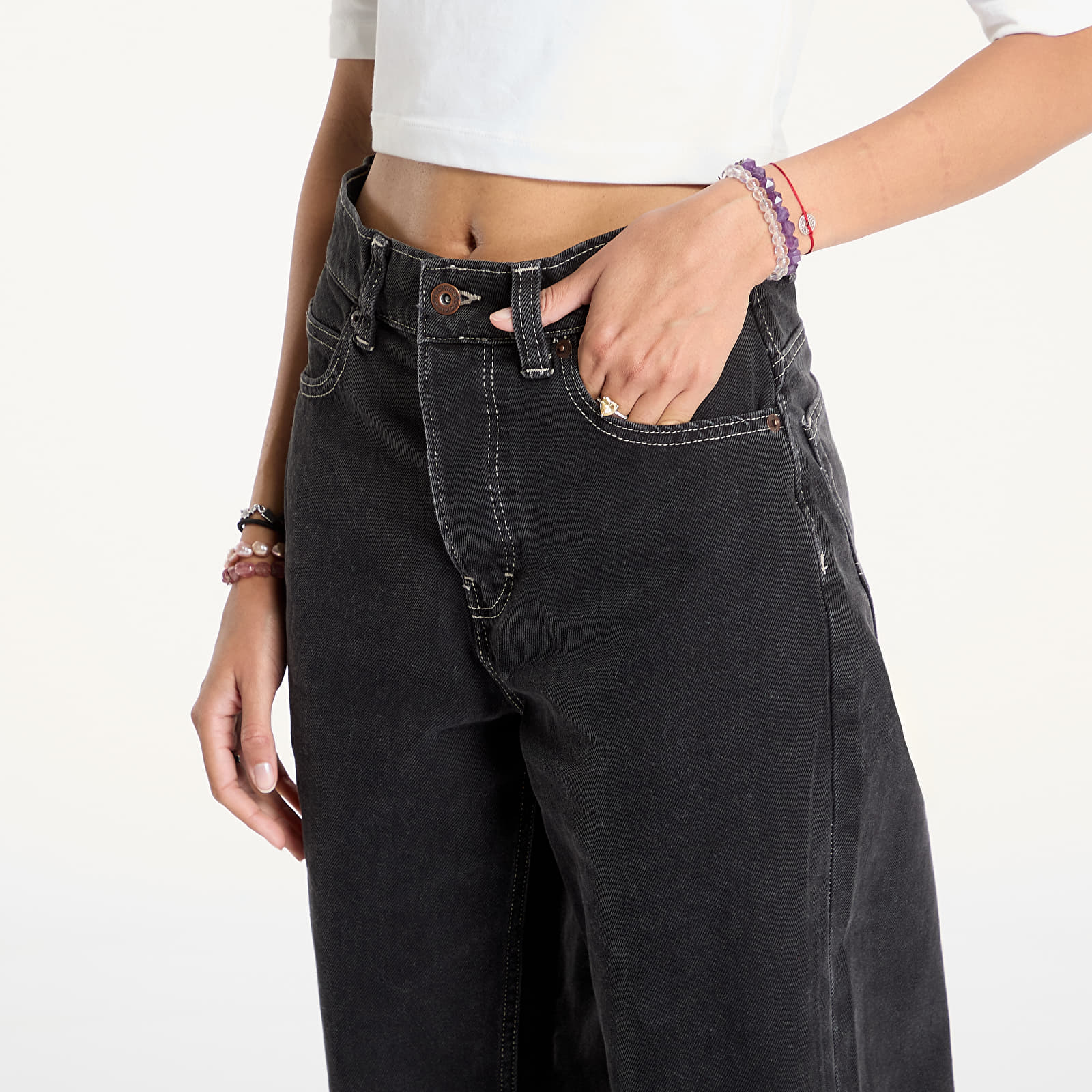 Women's jeans Dickies Thomasville Denim Pants Black Wash