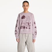 Nike ACG "Tuff Fleece" Women's Therma-FIT Repel Crew-Neck Sweatshirt Lt Violet Ore/ Burgundy Crush