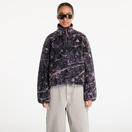 Φούτερ Nike ACG "Canwell Glacier" Women's Therma-FIT ADV Windproof Full-Zip Fleece Dark Raisin/ Black/ Black/ Summit White