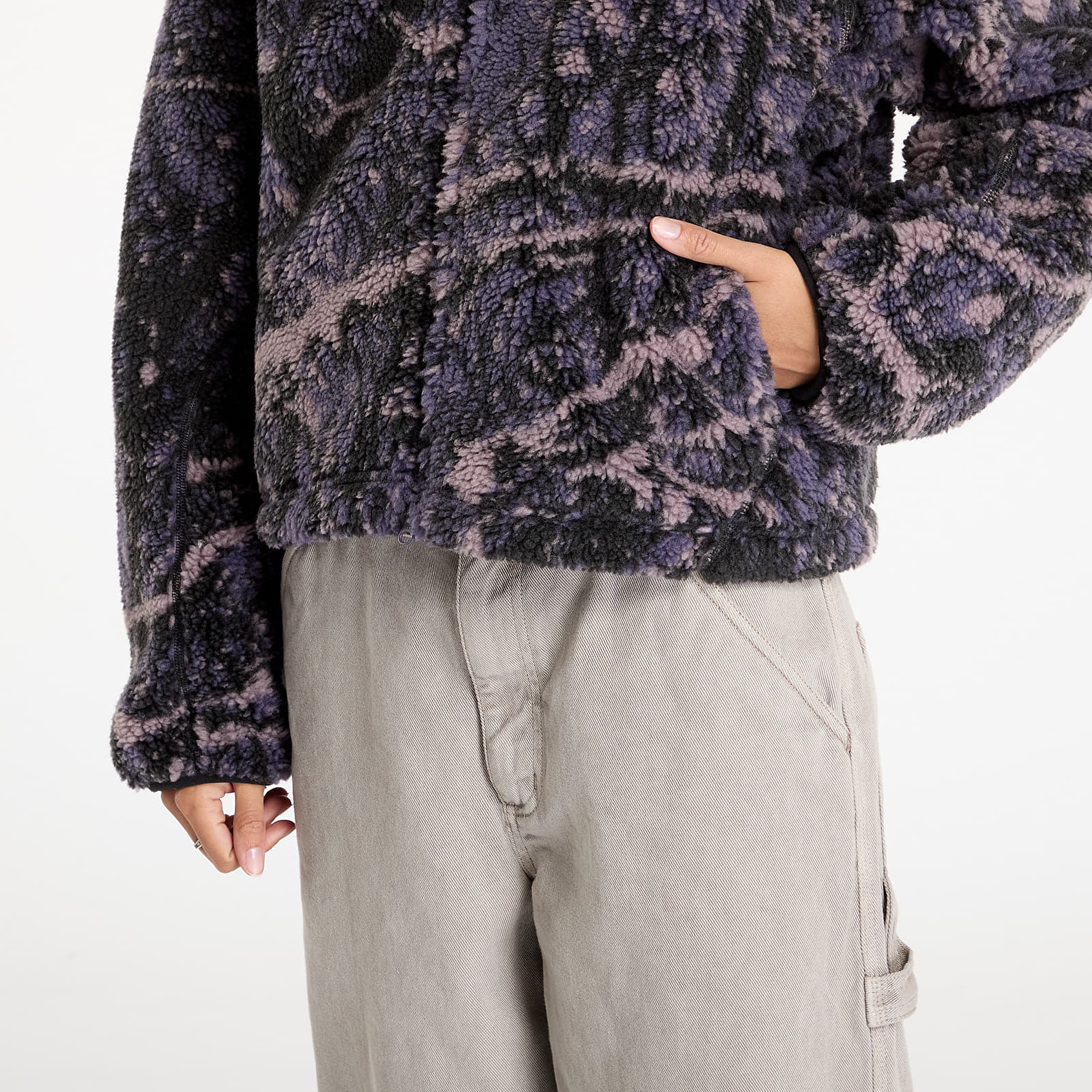 Bluzy Nike ACG "Canwell Glacier" Women's Therma-FIT ADV Windproof Full-Zip Fleece Dark Raisin/ Black/ Black/ Summit White