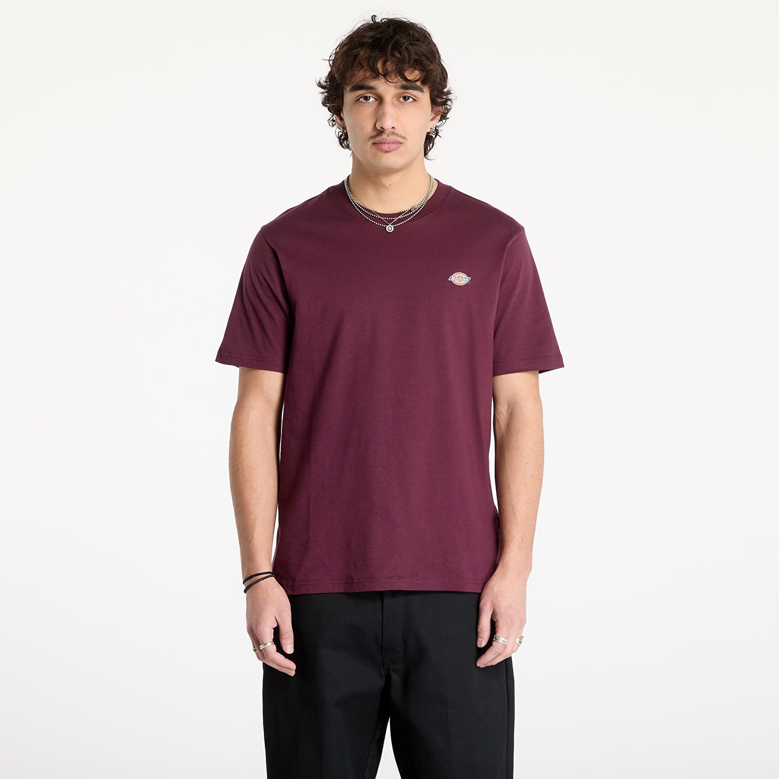 Heren T-shirts Dickies Mapleton Short Sleeve Tee Maroon