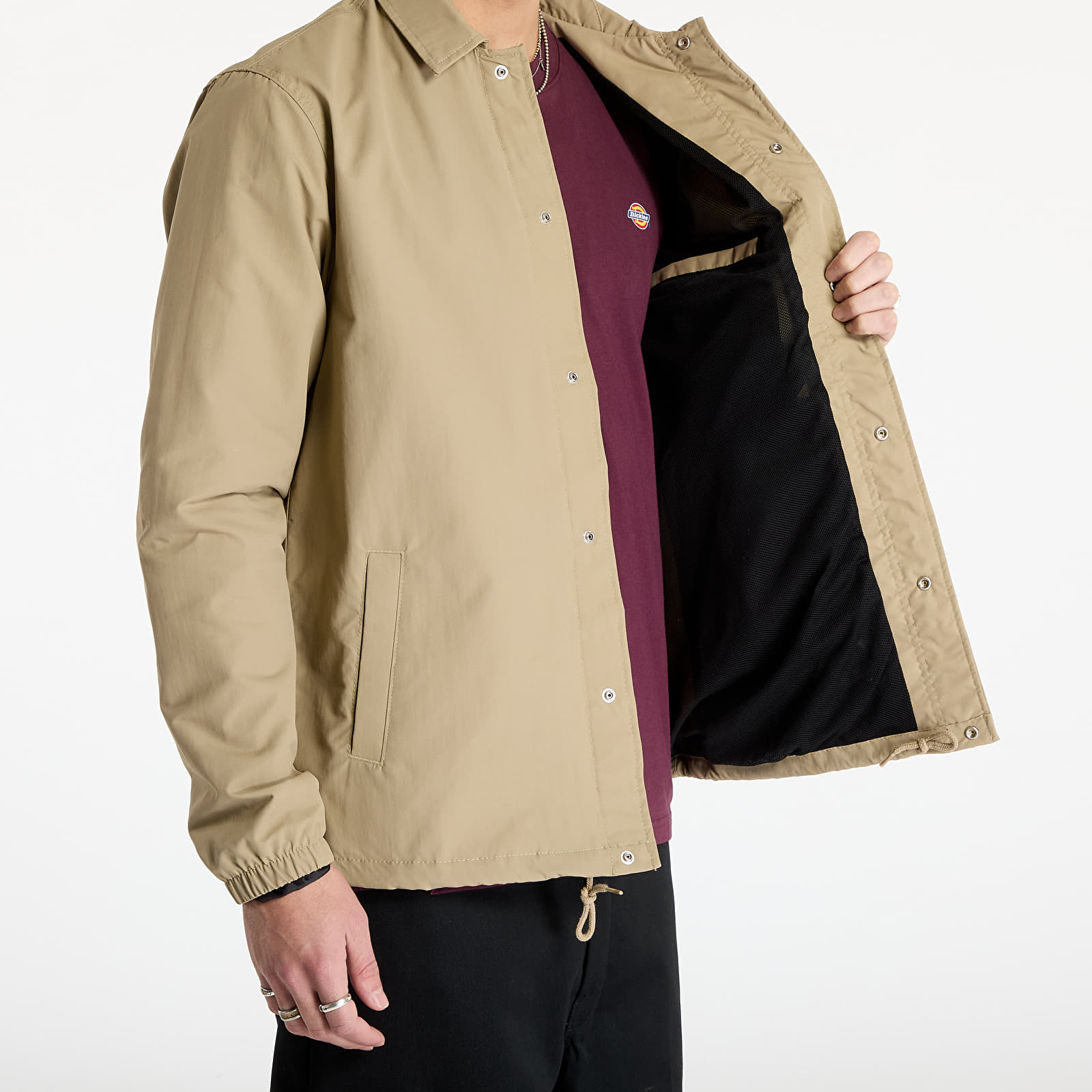 Men's jackets Dickies Oakport Coach Jacket Khaki