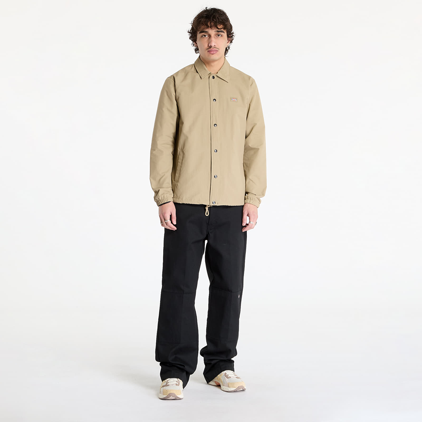 Pánské bundy Dickies Oakport Coach Jacket Khaki