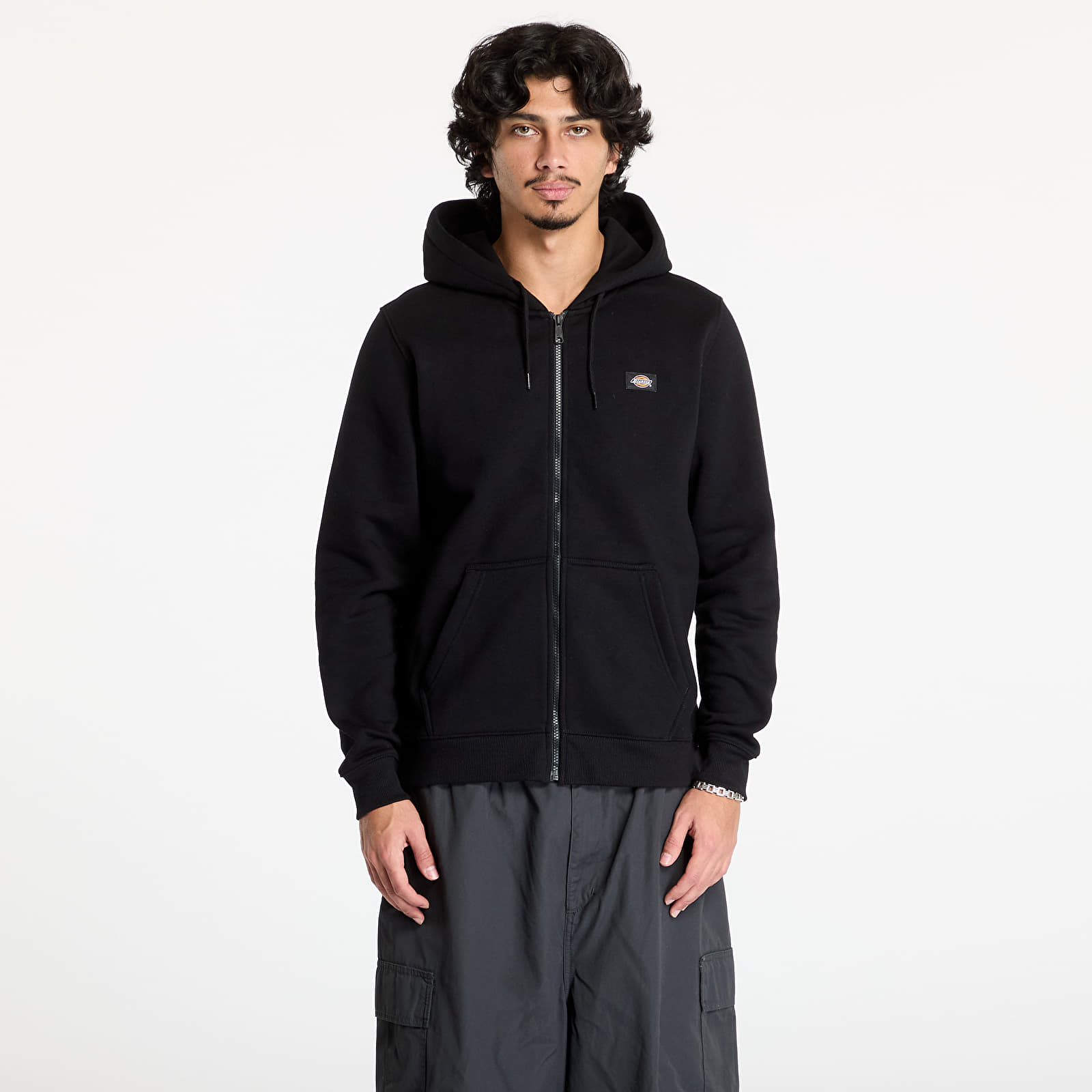 Чоловічі худі Dickies Oakport Zip Hoodie Black