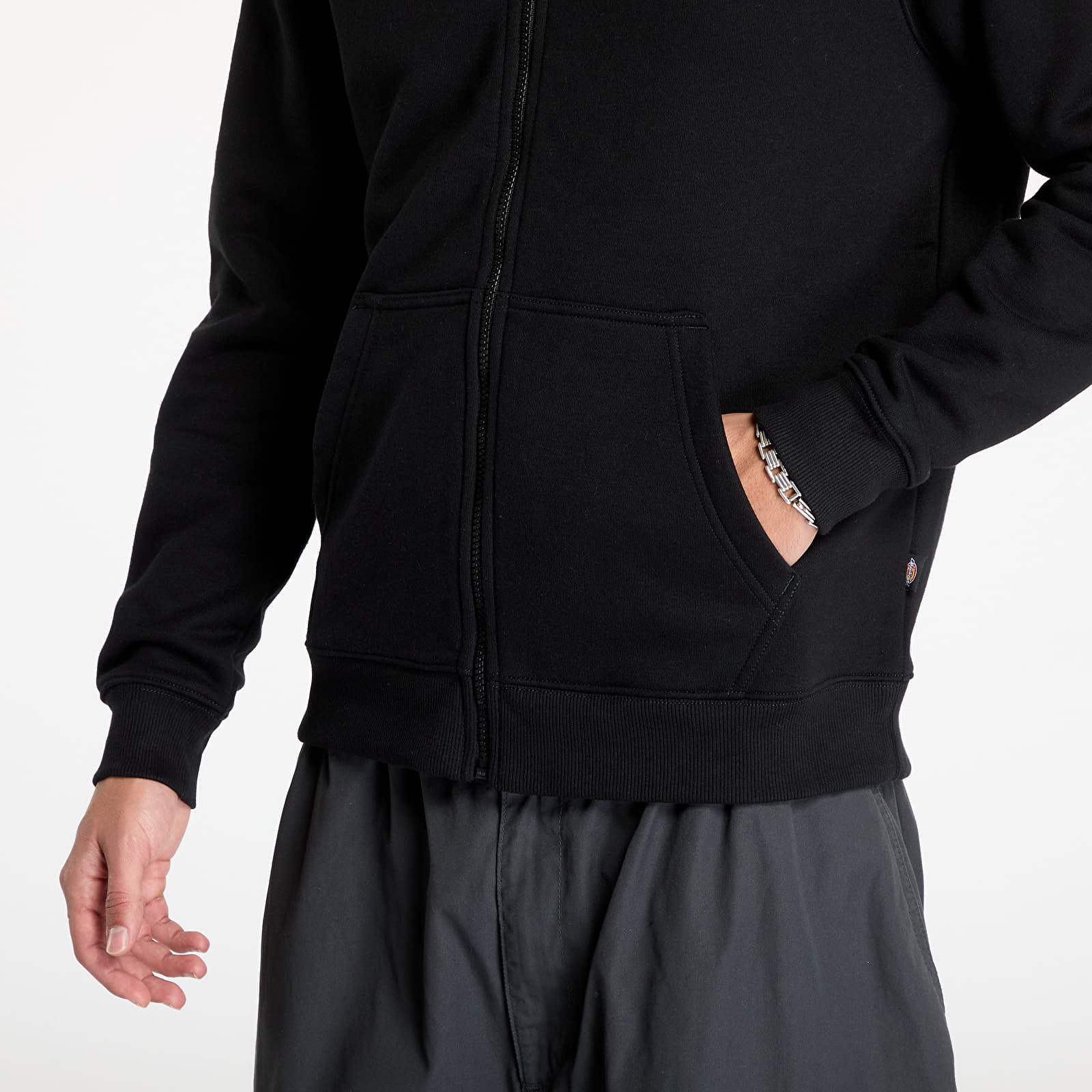 Чоловічі худі Dickies Oakport Zip Hoodie Black