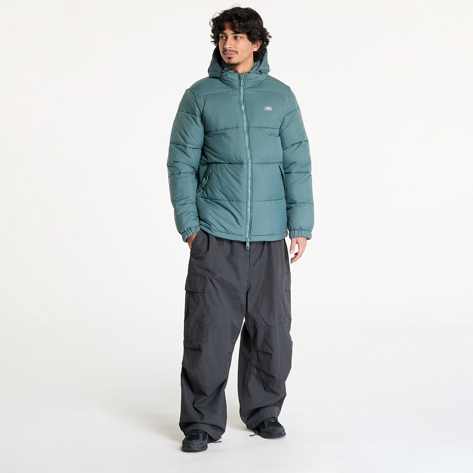 Men's jackets Dickies Waldenburg Hooded Jacket Lincoln Green