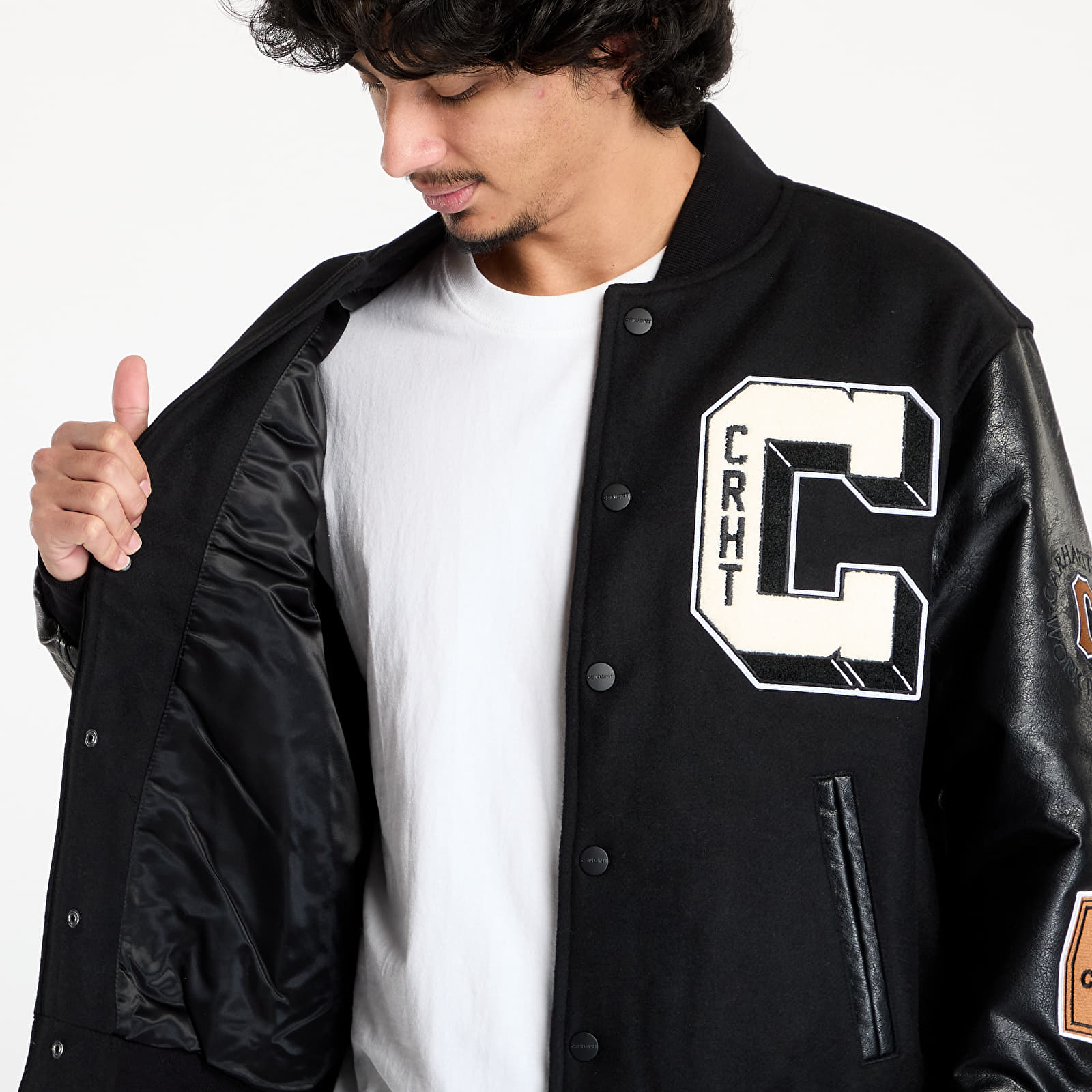 Men's jackets Carhartt WIP Brown Ducks Bomber UNISEX Black/ Black | Queens