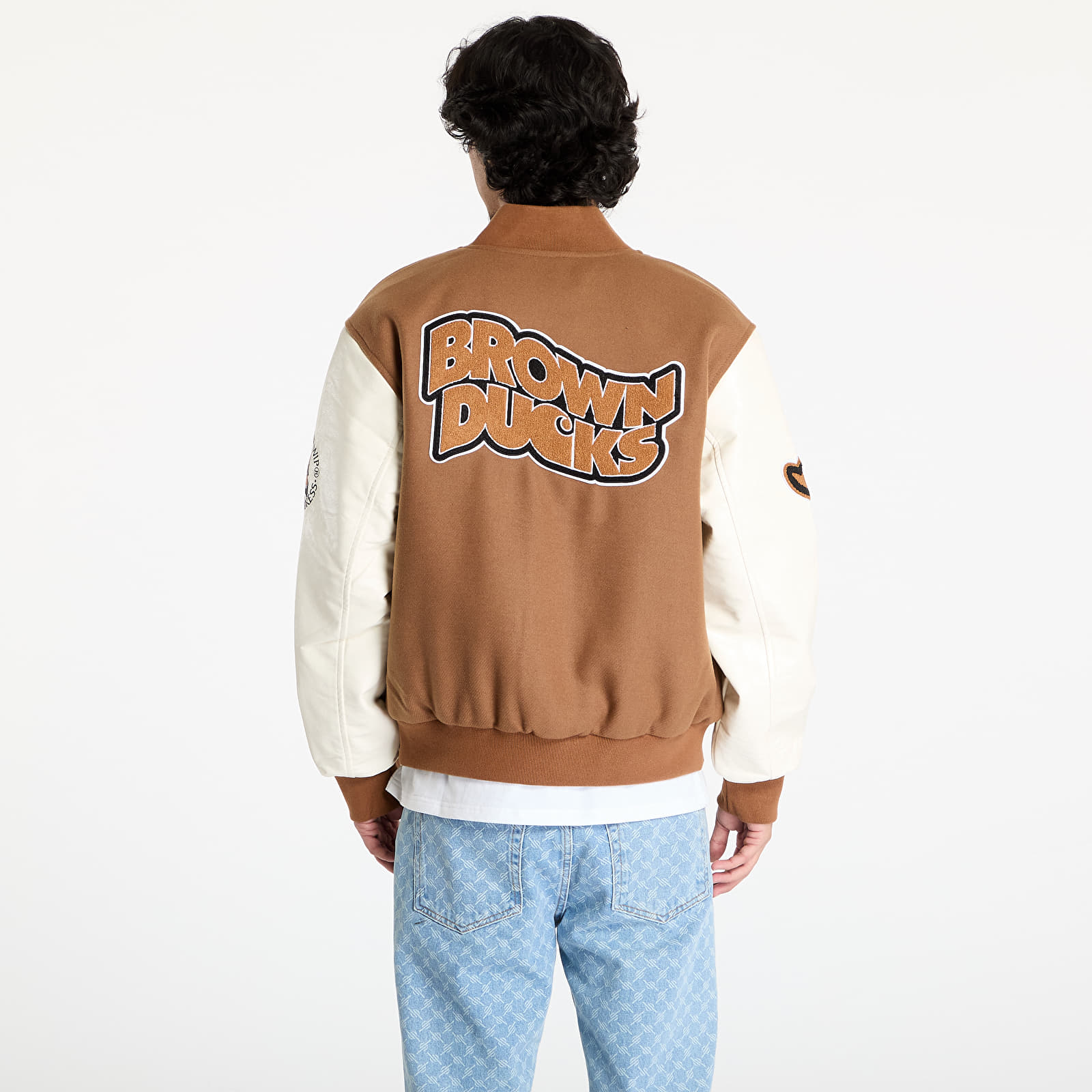 Men's jackets Carhartt WIP Brown Ducks Bomber UNISEX Hamilton Brown/ Wax